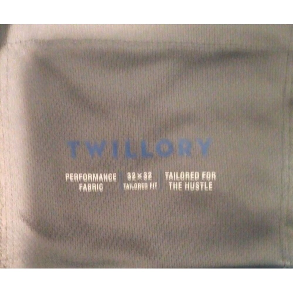 Twillory Performance Chino Golf Pants Men's 32x32 Tailored Fit Blue Flex Preppy - Picture 5 of 5